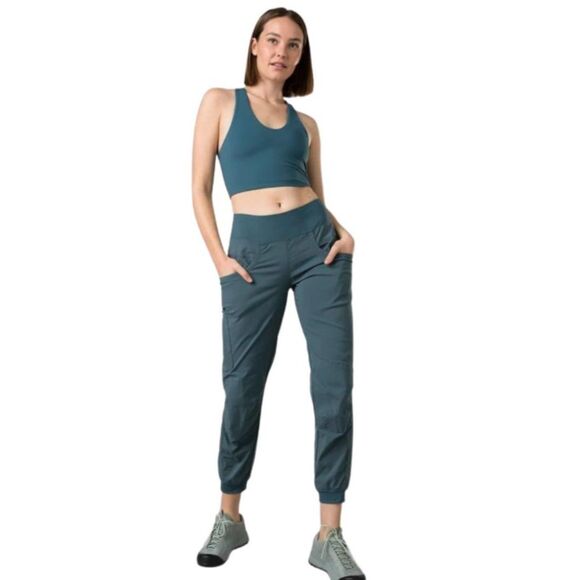PRANA Blue Sz XL Elastic Waist Jogger Style KANAB Hiking Rock Climbing Pants - Picture 7 of 13